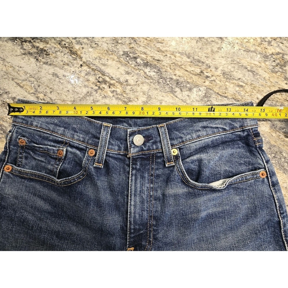 Levi's 502 Jean Shorts Size 28x9 Womens Dolphin Patch On Back Pocket. - Picture 7 of 10